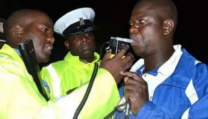 Police using Alcoblow