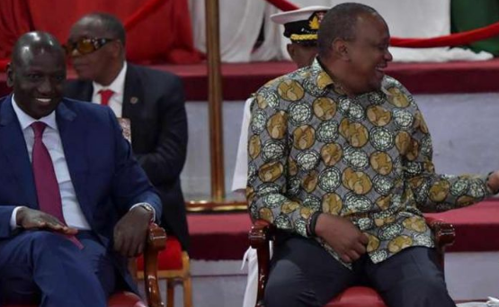 Outgoing President Uhuru and President-Elect William Ruto